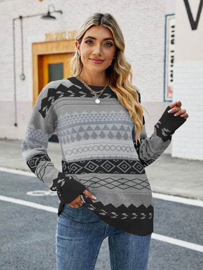 Stylischer Vintage-Pullover - Chola