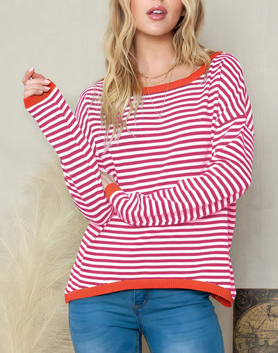 Nevya - Gemusterter Pullover