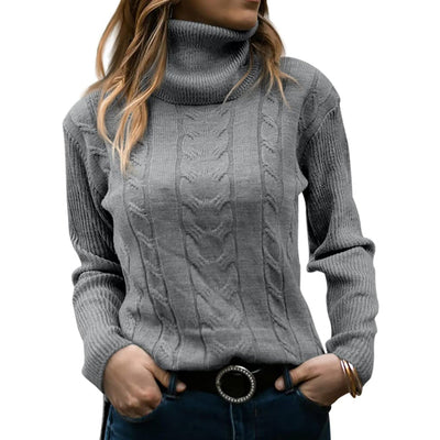 Amira - Gemütlicher Rollkragenpullover für Frauen