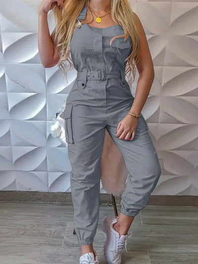 Avery - Stylischer Cargo Jumpsuit