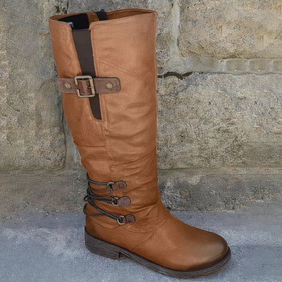 Stylische Mid-Calf Winterstiefel für Frauen - Selda