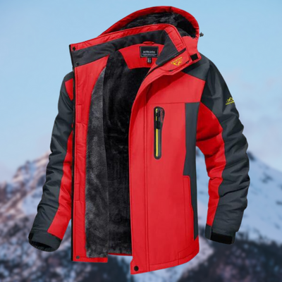 Hochwertige wasserfeste winterjacke für herren