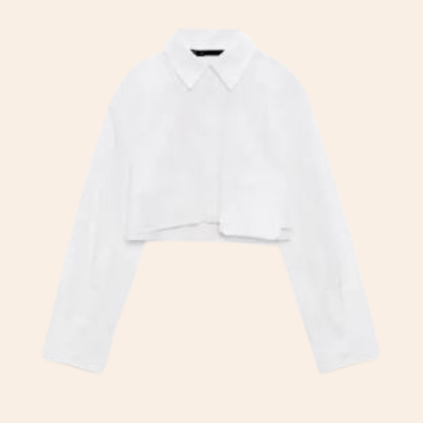 Adela - Mode Cropped Shirt