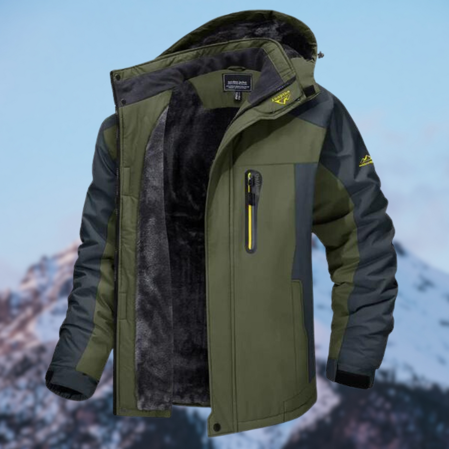 Hochwertige wasserfeste winterjacke für herren