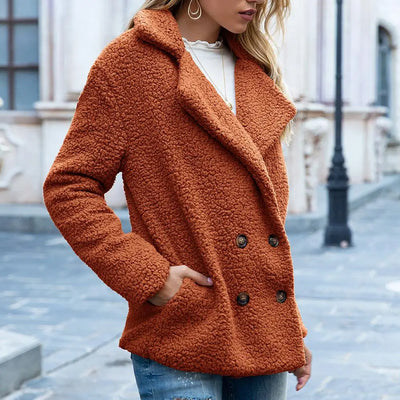 Theresa - Kurze Teddyjacke