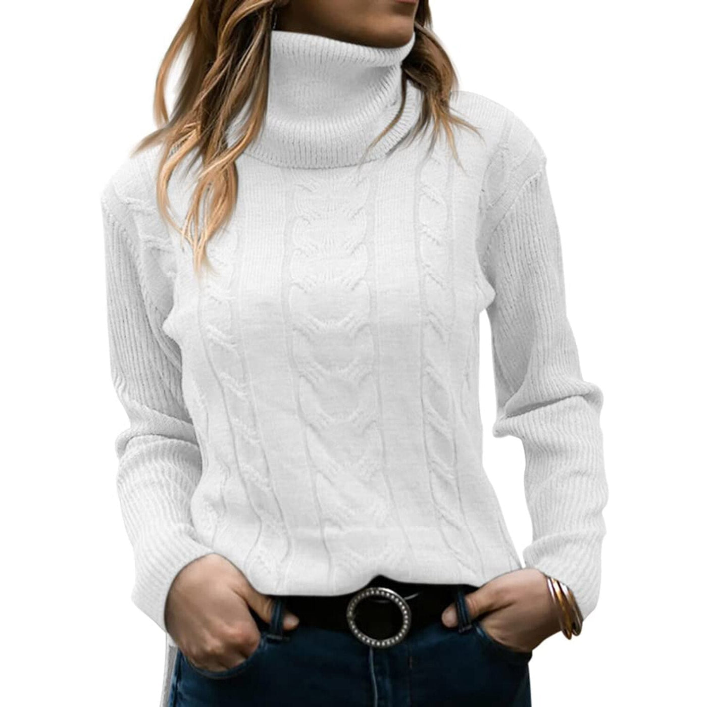 Amira - Gemütlicher Rollkragenpullover für Frauen