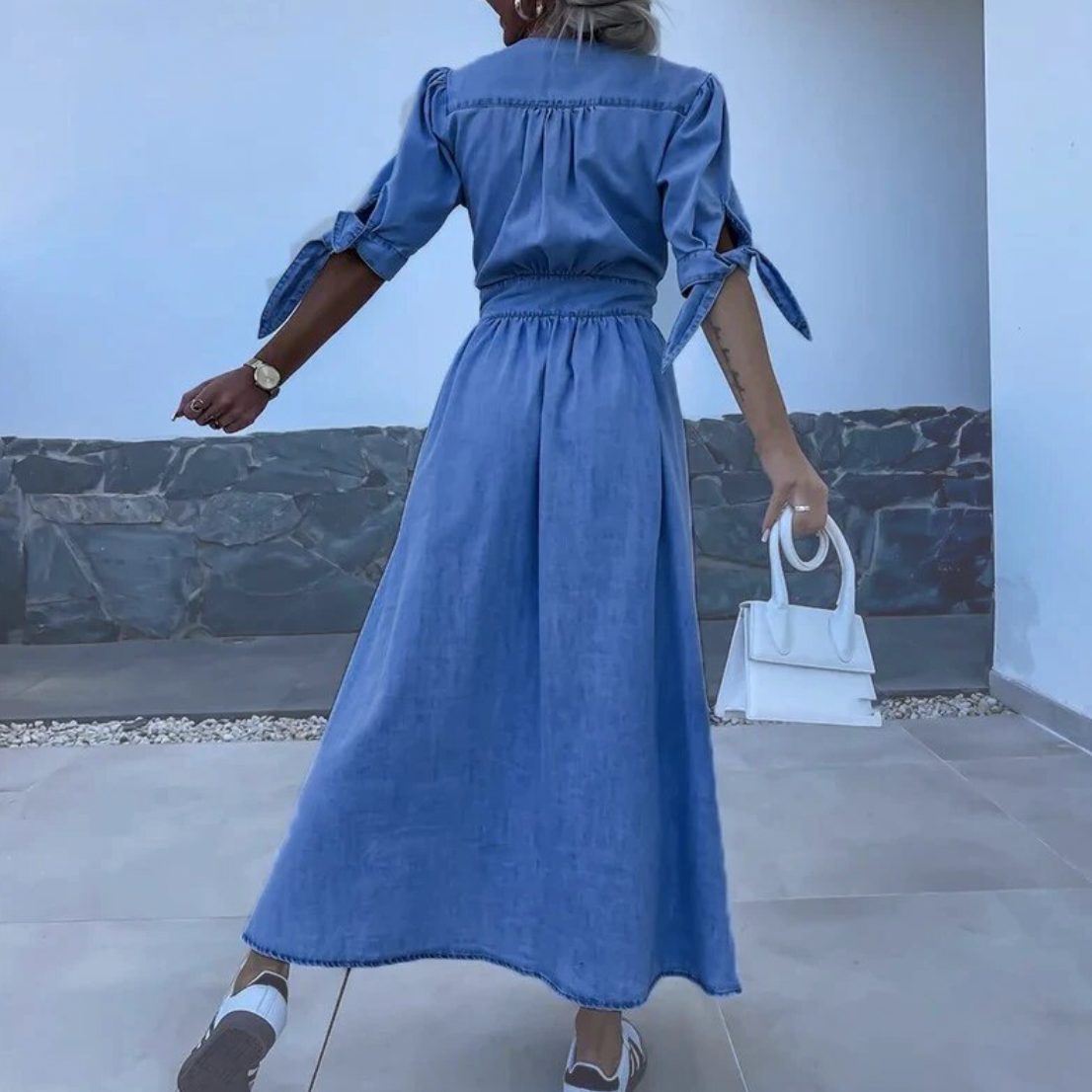 DolceMode | Maxikleid aus Denim