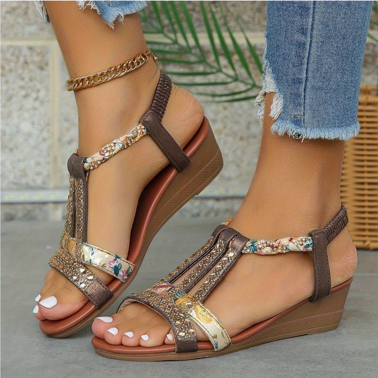 DolceMode | Stylish Bohemian Sandals