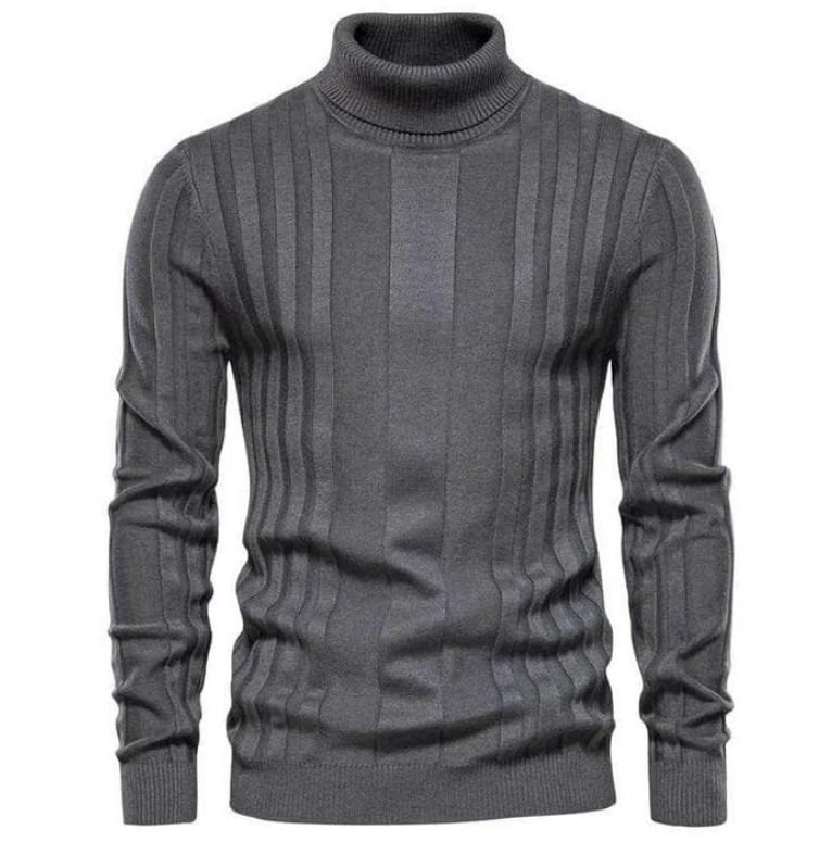 Xavier schmal geschnittener rollkragenpullover