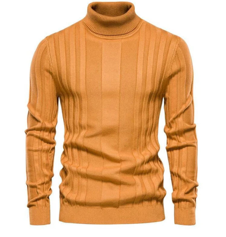 Xavier schmal geschnittener rollkragenpullover