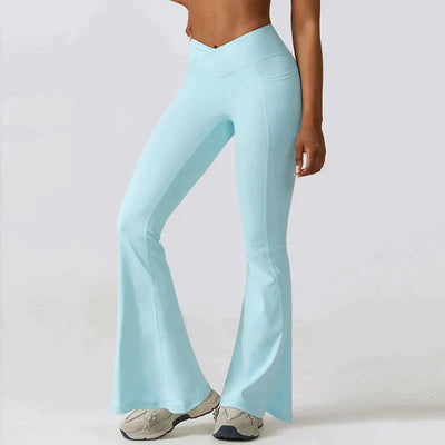 Azura | Hoch taillierte Flare-Leggings