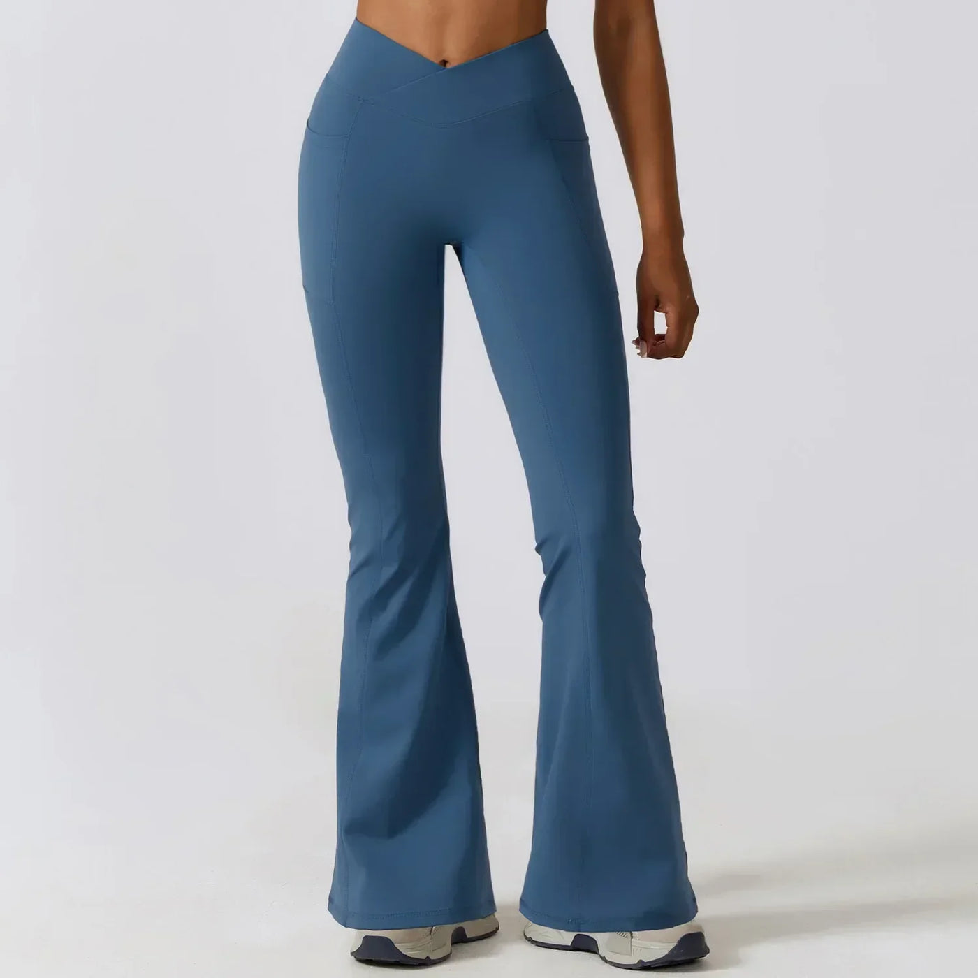 Azura | Hoch taillierte Flare-Leggings