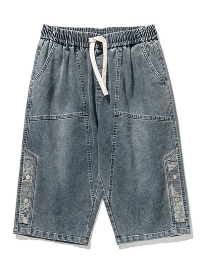 HerrenMode Sommer Capri-Jeans