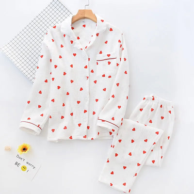 DolceMode | doppellagiges pyjama-set aus baumwolle