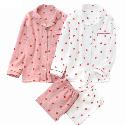 DolceMode | doppellagiges pyjama-set aus baumwolle