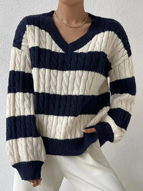 Sweater met losse schouders