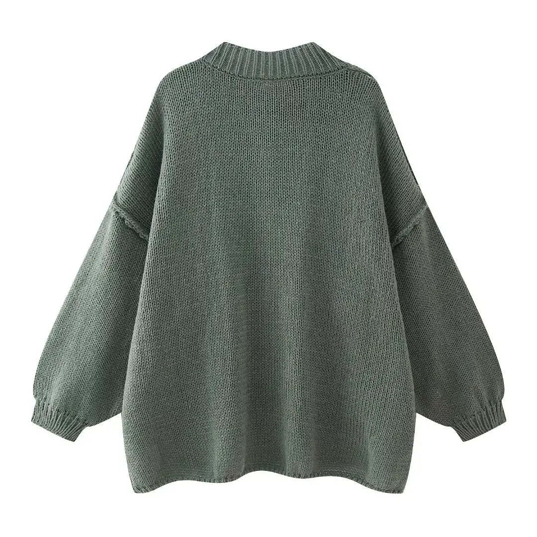 Karlijn | Gebreid oversized-Weste