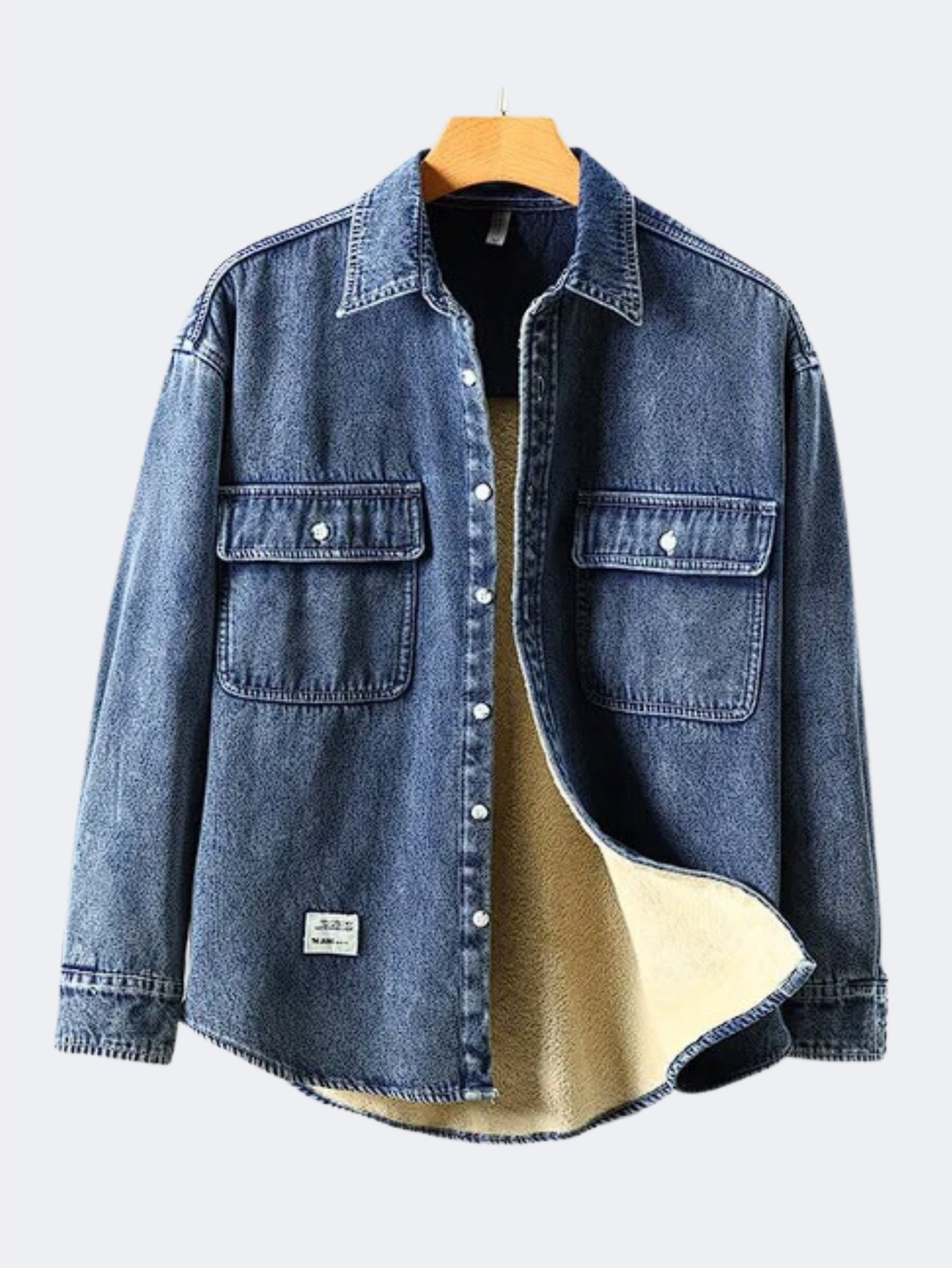 Basic Freizeit-Denimjacke für Herren