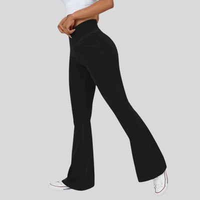 Azura | Hoch taillierte Flare-Leggings