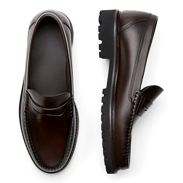 EliteStep Vollnarbenleder Loafer