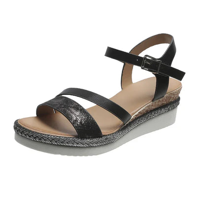 DolceMode | Keilsandalen mit Schnallen