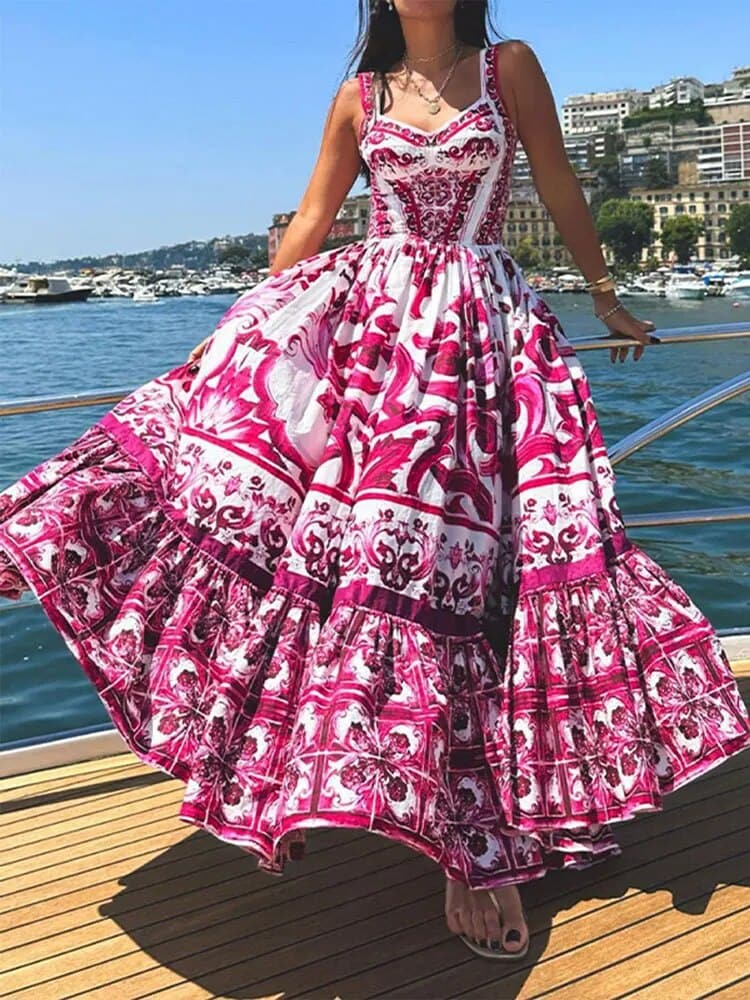 Tini - Wunderschönes Boho-Kleid mit traumhaftem Muster