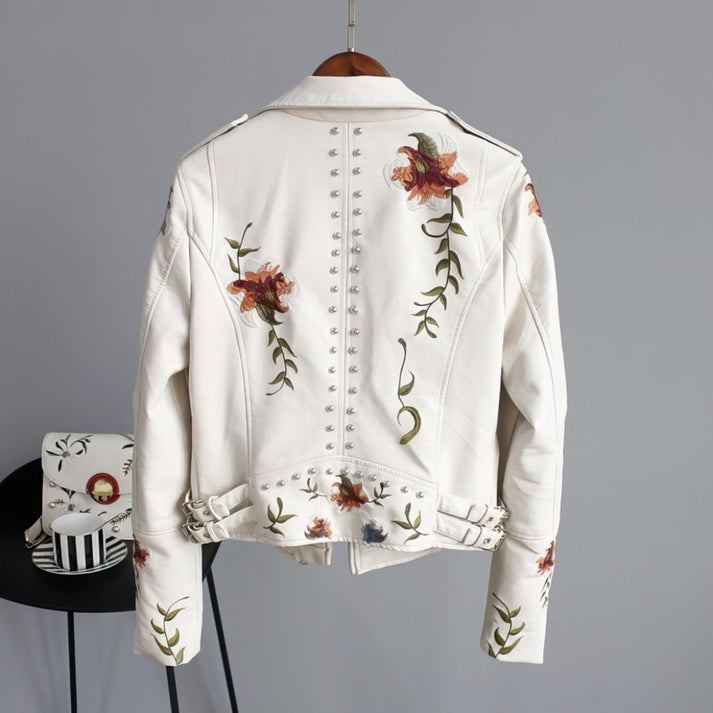 Edite - Elegante Jacke mit floralen Details