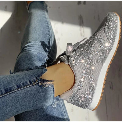 DolceMode | paillettenbesetzte glitzer-sportschuhe