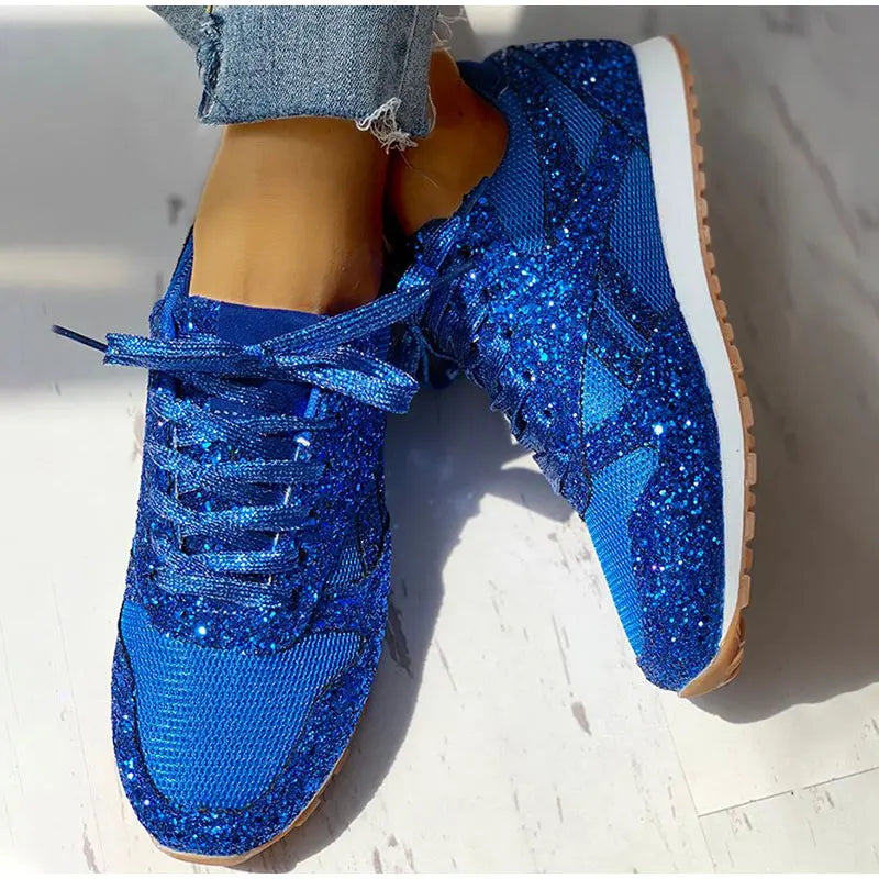 DolceMode | paillettenbesetzte glitzer-sportschuhe