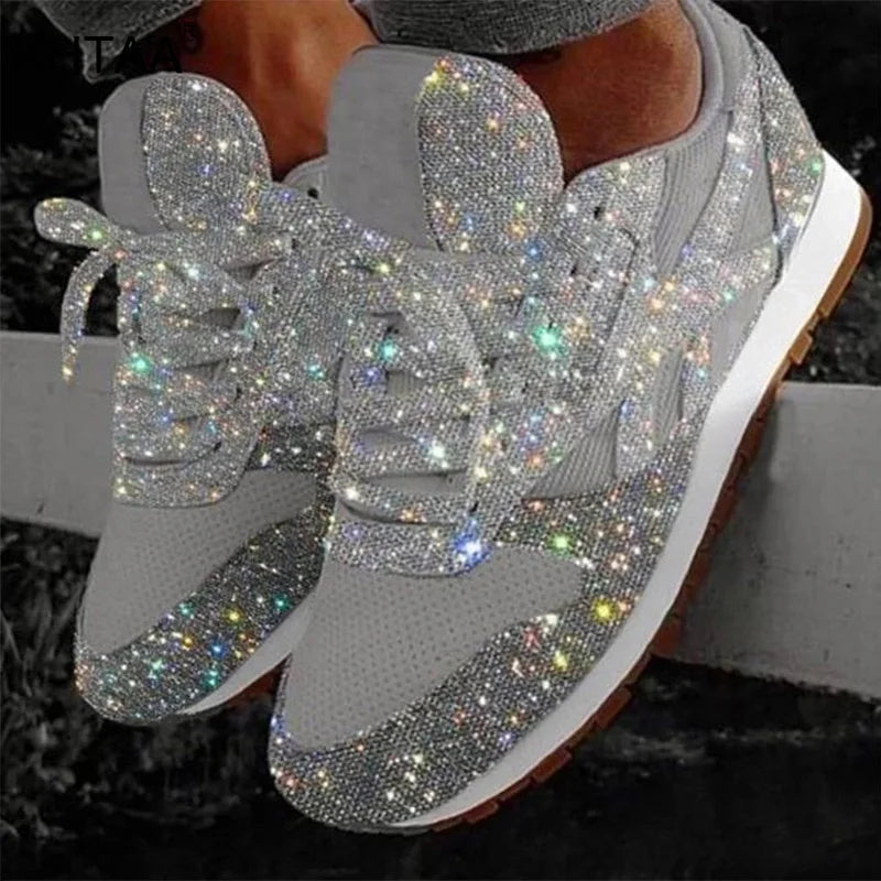 DolceMode | paillettenbesetzte glitzer-sportschuhe