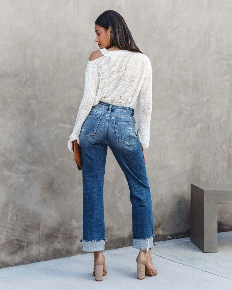 POLLY - Elegante Damenjeans