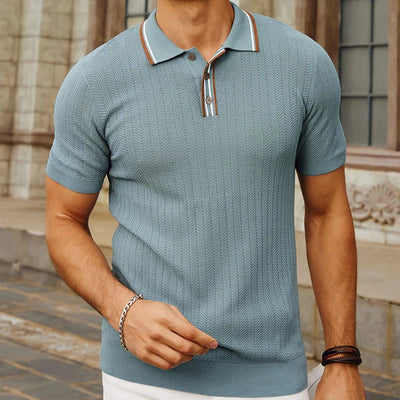 SommerMode Leichtes Luxus-Poloshirt