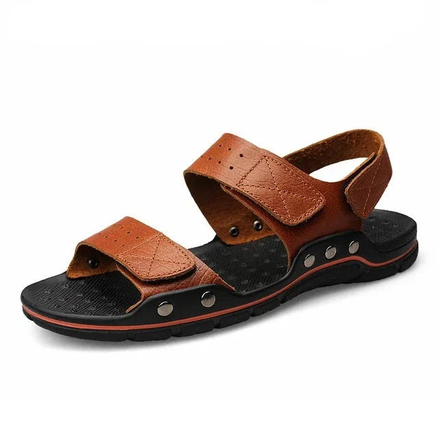 Sommer Männer Lässige Ledersandalen von Marca Soleado