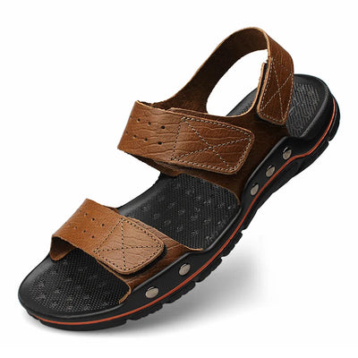 Sommer Männer Lässige Ledersandalen von Marca Soleado