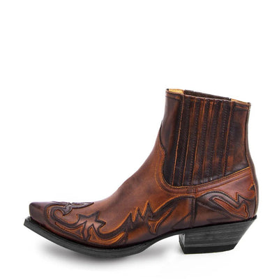 Herren Leder Western Cowboy Stiefel - Ferdi