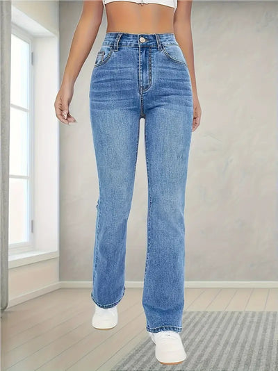 Charlotte – elegante straight-jeans für den frühling