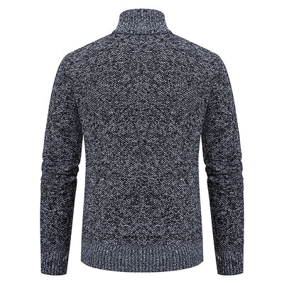 RALPH POLO - Stylischer Zipper-Strickpullover für Herren (italienisches Design)