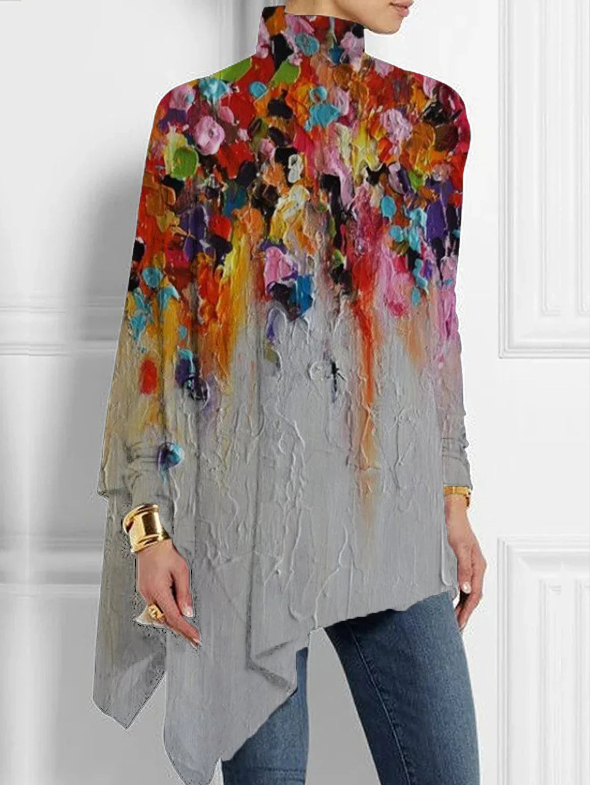 Onregelmatige Vrouwen Blouse