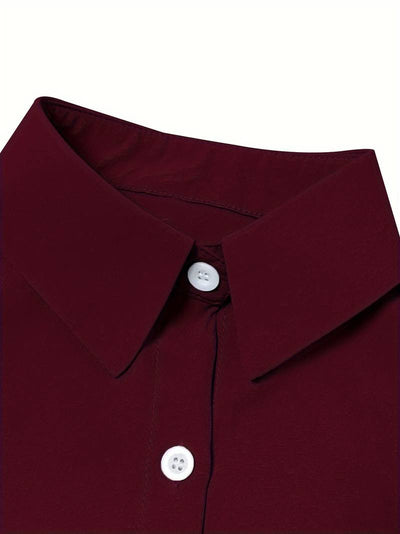 Clara Weißes Button-Down-Hemd