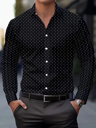 Trendsetter Langarmhemd Atmungsaktiv Button-Up mit Kragen