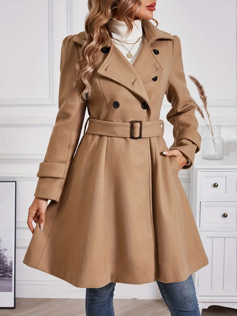 Graceful Allure Trenchcoat mit Gürtel