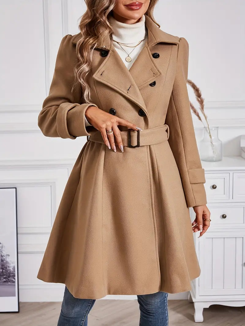 Graceful Allure Trenchcoat mit Gürtel