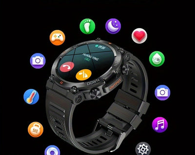 Runde Smartwatch für Herren