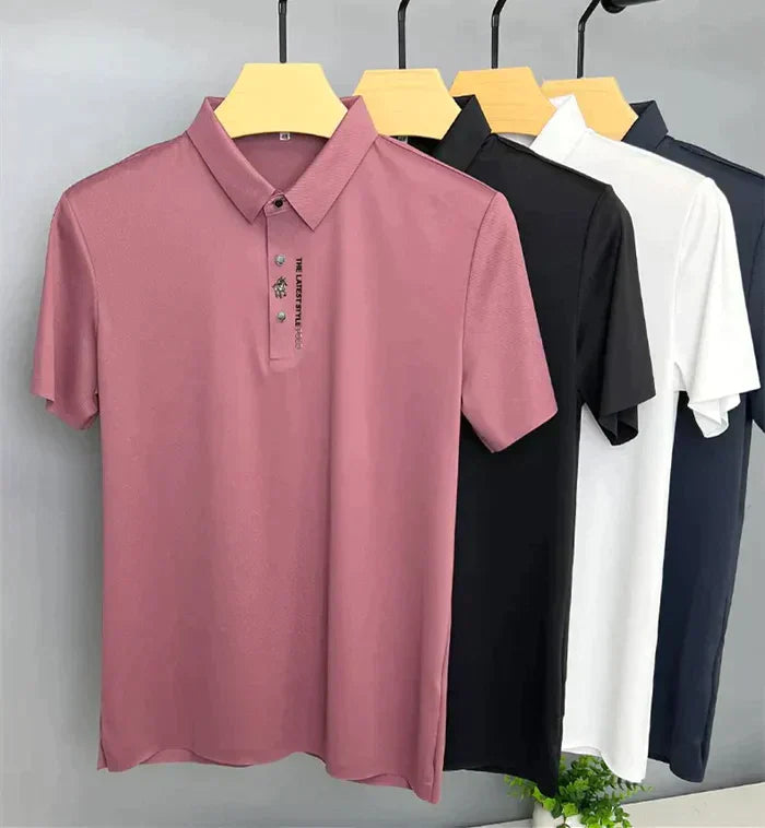 Eden | Poloshirt met gespierde pasvorm