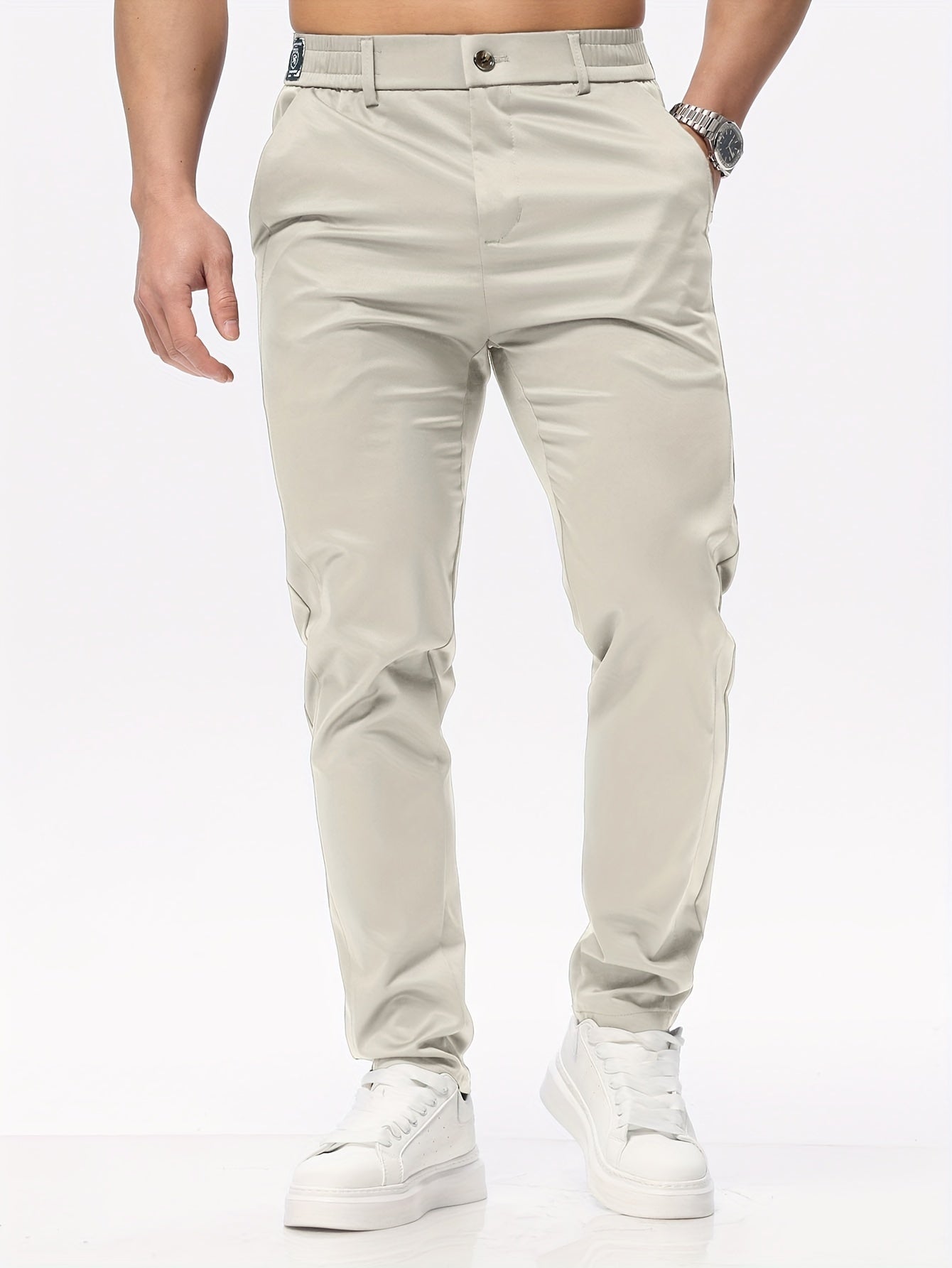 Herren Slim Fit Hose mit Seitentaschen