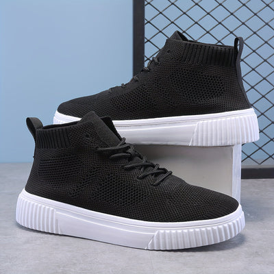 Schwarze High-Top-Sneaker - Jonas