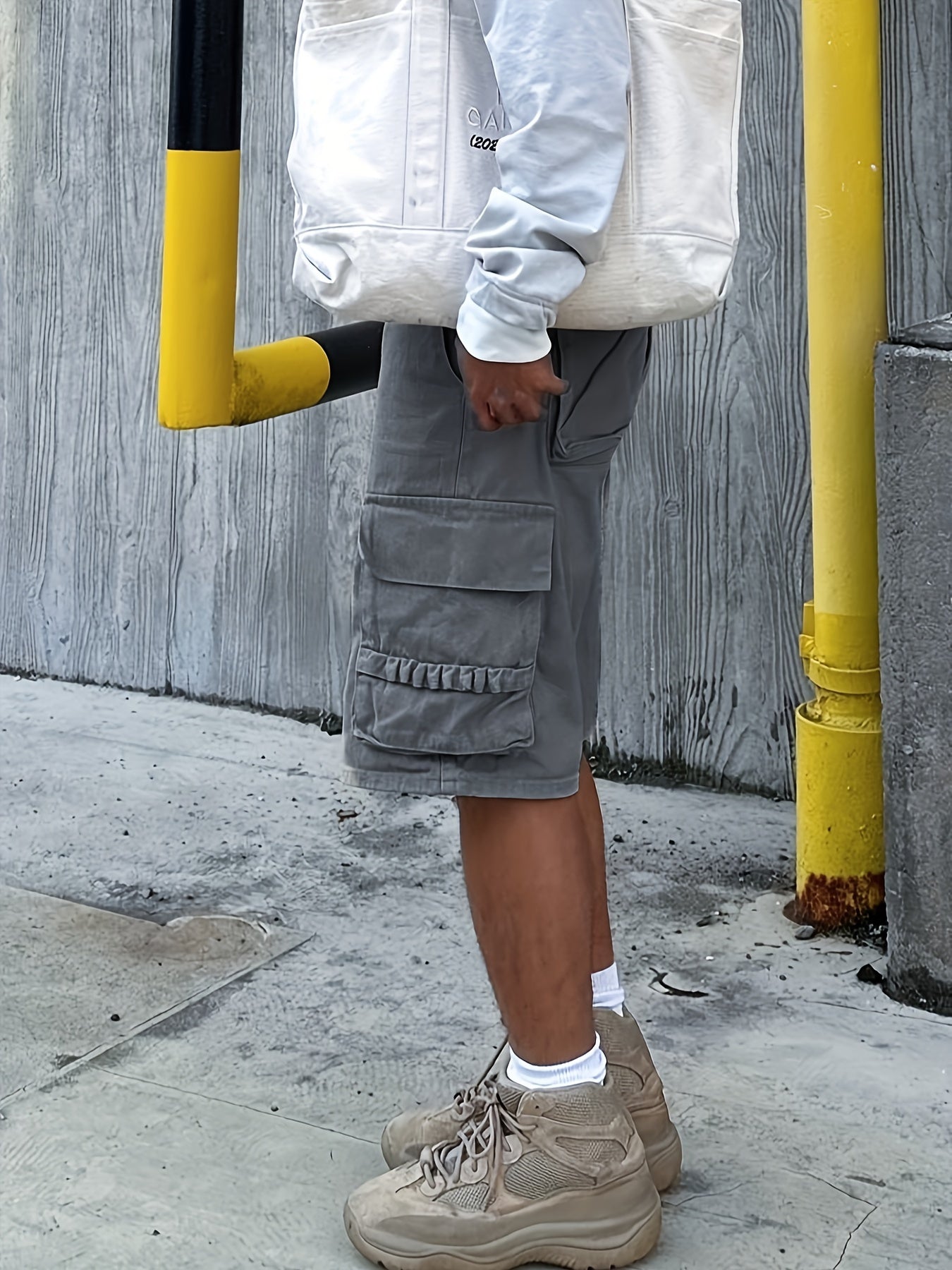 Graue Cargo-Shorts - Lukas