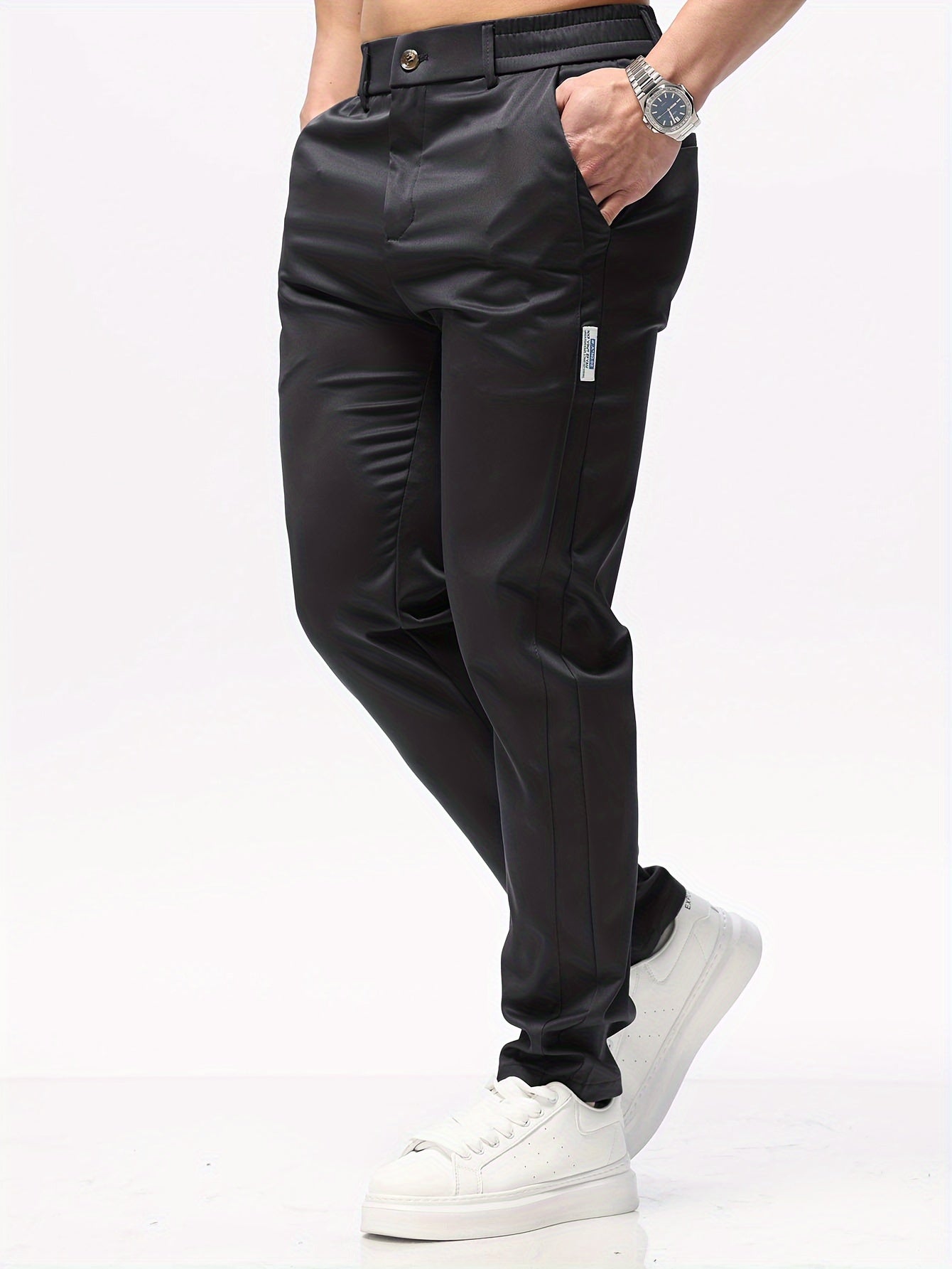 Herren Slim Fit Hose mit Seitentaschen