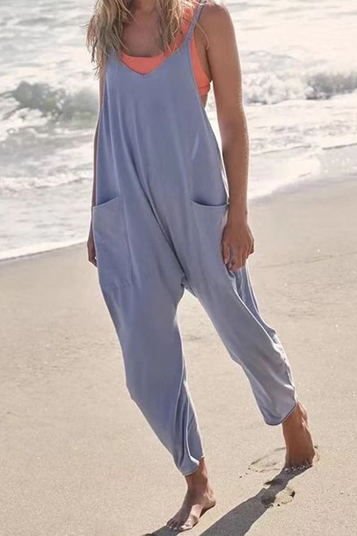 Cami-Jumpsuits mit großen Taschen