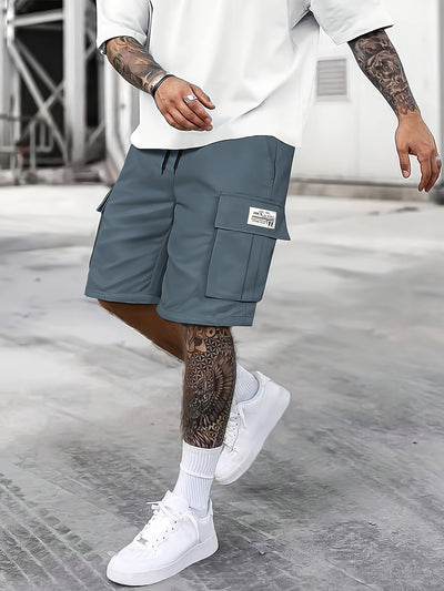 Herren Cargo-Bermudashorts in Beige